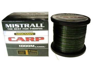 ŻYŁKA MISTRALL ADMUNSON CARP CAMOU 0,25mm / 1000m