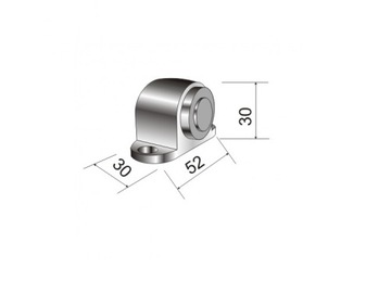 Дверной стопор, магнитный держатель, стопор, атласный магнитный стопор.