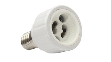 Adapter przejściówka z E14 na GU10 do żarówek