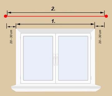 Карниз 320 см DOUBLE 3.2 MODENA Карнизы 25/16