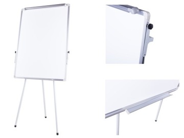 FLIPCHART tablica magnetyczna 60x90 biały stojak