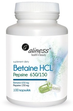 BETAINA HCL PEPSYNA 650/150mg Trawienie ALINESS