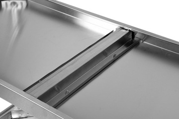 ГАСТРОНОМИЧЕСКАЯ СТОЛЕШНЯ YATO 120x60см С ПОЛКОЙ ИЗ ИНОКСА