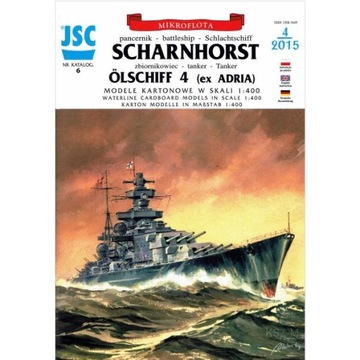 JSC-006 - Niemiecki pancernik SCHARNHORST 1:400