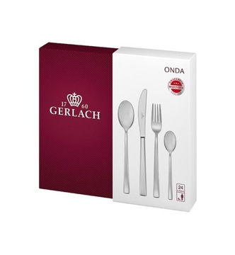 GERLACH ONDA SZTUĆCE 120 EL POŁYSK PUDEŁKO / 24 OS