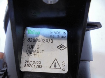 HALOGEN PRAVÝ PŘEDNÍ THALIA 1.5 DCI 8200002470