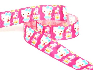 R83 Tasiemka RYPSOWA wstążka BAJKA HELLO KITTY