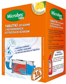 TABLETKA DO OCZYSZCZANIA SZAMB MICROBEC 20G 1SZT