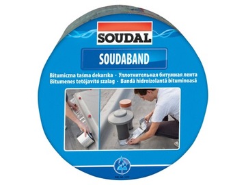 SOUDAL bitumiczna taśma dekarska 22,5cm/10m brąz