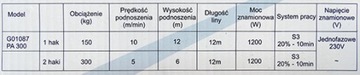 ЛЕБЕДКА ЭЛЕКТРОМАСТЕРСКАЯ ЛЕБЕДКА 800кг