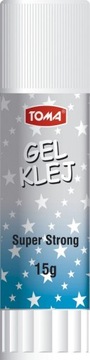 Klej żelowy sztyft 15g super mocny, Toma