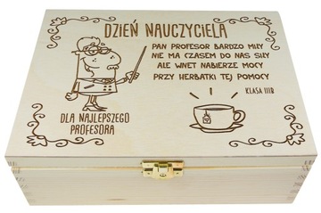 HERBACIARKA Z GRAWEREM DLA NAUCZYCIELA PREZENT