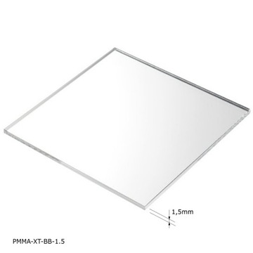 1,5mm PLEXI, PLEKSI, PLEXA, PMMA na wymiar - 48H