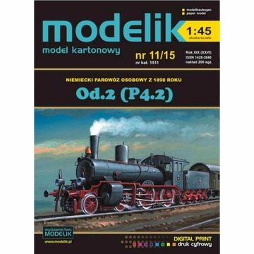 Modelik 11/15 - Niemiecki parowóz Od.2 (P4.2) 1:45