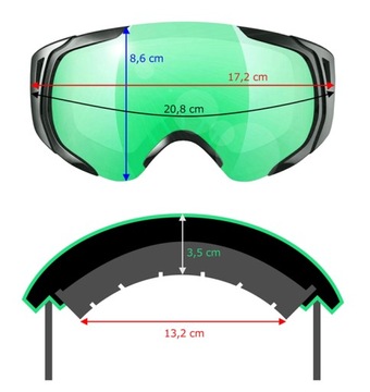 ICE-Q Gogle narciarskie St. Moritz 2 Filtr S1