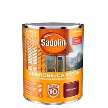 LAKIEROBEJCA DEKORACYJNO-OCHRONNA SADOLIN EXTRA CIEMNY MAHOŃ 0,75L