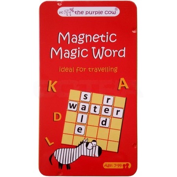 PURPLE COW Podróżna gra magnetyczna MAGICZNE SŁOWA