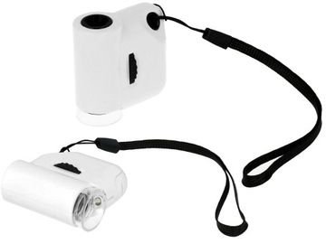 LUPA JUBILERSKA MIKROSKOP LED KIESZONKOWY 55X 055