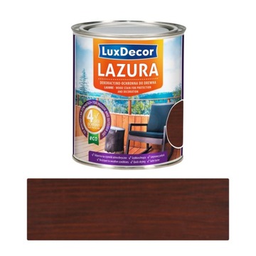 Luxdecor Lazura 4 lata ochrony 0,75l WENGE