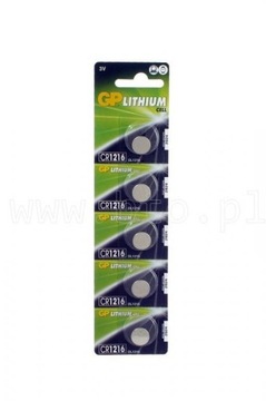 BATERIA CR1216 BR1216 DL1216 LITOWA 3V GP