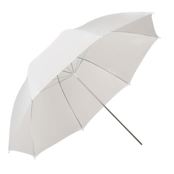 Parasolka biała transparentna 84cm Powerlux