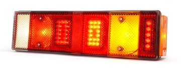 Lampa Tylna Uniwersalna Leda 12/24V hybryda Lawety Pomoc Drogowa TIR BUS