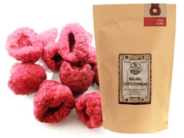 MALINY LIOFILIZOWANE 500 G BEZ CUKRU MALINA LIO