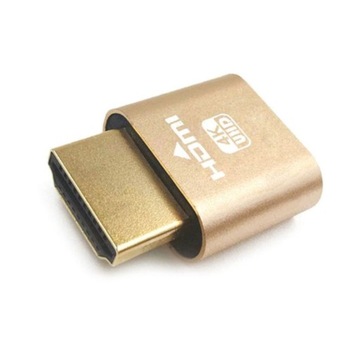 АДАПТЕР HDMI VGA 4K ЭМУЛЯТОР МОНИТОРА-МАКСИКА