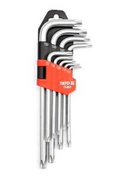 YATO KLUCZE IMBUSOWE TORX T10-T50 9szt YT-0511