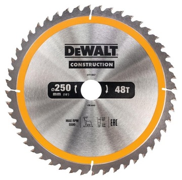 Диск отрезной по дереву 250/30мм DeWALT DT1957