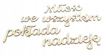 ŚLUB ZESTAW WERSY Hymnu o Miłości NA ŚLUB WD66