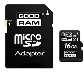 KARTA GOODRAM 16GB UHS1 CLASS 10 MICRO SD + AD