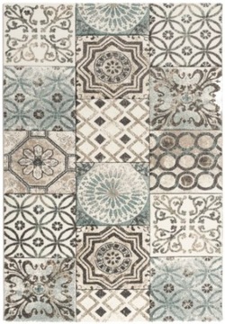 Modny DYWAN MOZAIKA ORNAMENT 120x170 DIAMOND PORTO