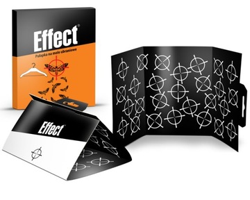 PUŁAPKA FEROMONOWA ŚRODEK NA MOLE ODZIEŻOWE UBRANIOWE EFFECT (3 SZT)