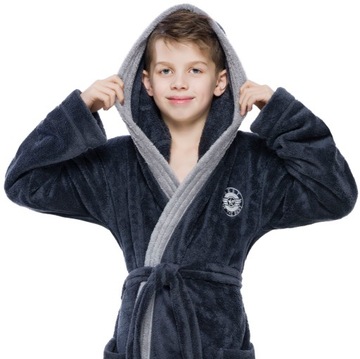 фото ориг. №4, Warm downy robe boyish hooded 152
