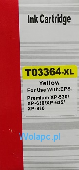 Комплект из 5 x EPSON T3351 XL XP530 XP630 XP635 XP830