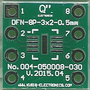 DFN8-3x2 0.50mm na DIP 0.3