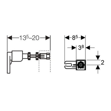 Geberit Duofix - дистанционные кронштейны