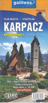 Karpacz Krummhübel mapa 1:7 500