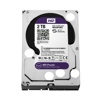 Dysk HDD do rejestratórów 2TB WD Purple SATA III