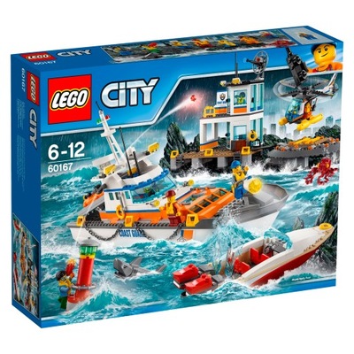 LEGO City 60167 Kwatera straży przybrzeżnej USZKODZONE OPAKOWANIE