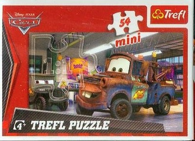 Puzzle mini 54 Auta Złomek Cars