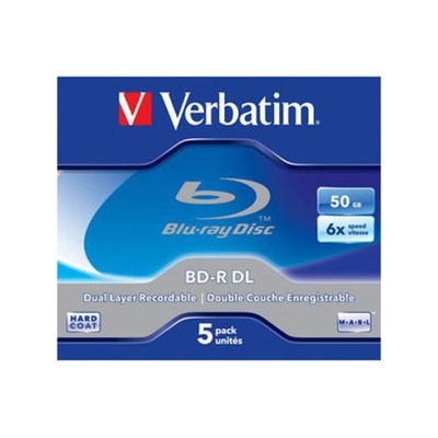 Płyta BD-R Verbatim BD-R DL 6x 5P Jewel 50 GB