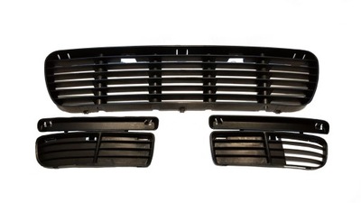 Vw polo 6n решітка радіатора решітка w бампер заглушка молдинг фото №1