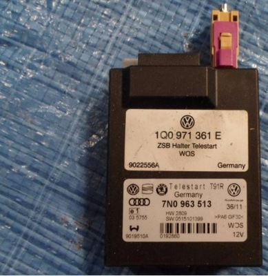Vw eos fl модуль telestart webasto 1q0971361e фото №1