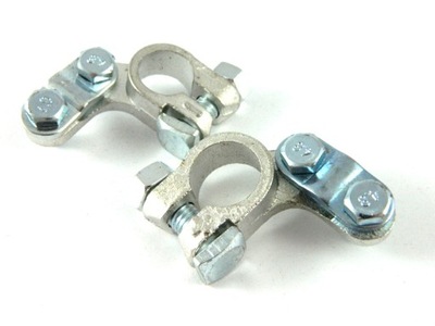 Клеми do акумулятор mosiądz mosiężne комплект + - фото №1