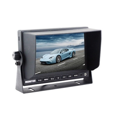 MONITOR LCD 7 HEAVY DUTY 4-PIN dla 2 kamer cofania 
