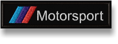 BMW Motorsport Naszywka Termo naprasowanka