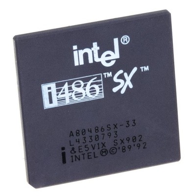 CPU INTEL A80486SX-33 33 MHz s.PGA168 8Kb