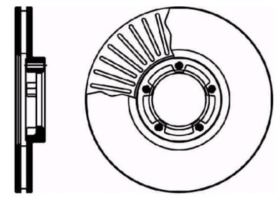 DISC 2 PCS. BRAKE FRONT FORD TRANSIT 94-99 - milautoparts-fr.ukrlive.com